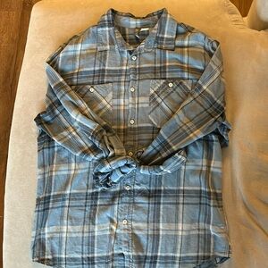 H&M blue casual button down